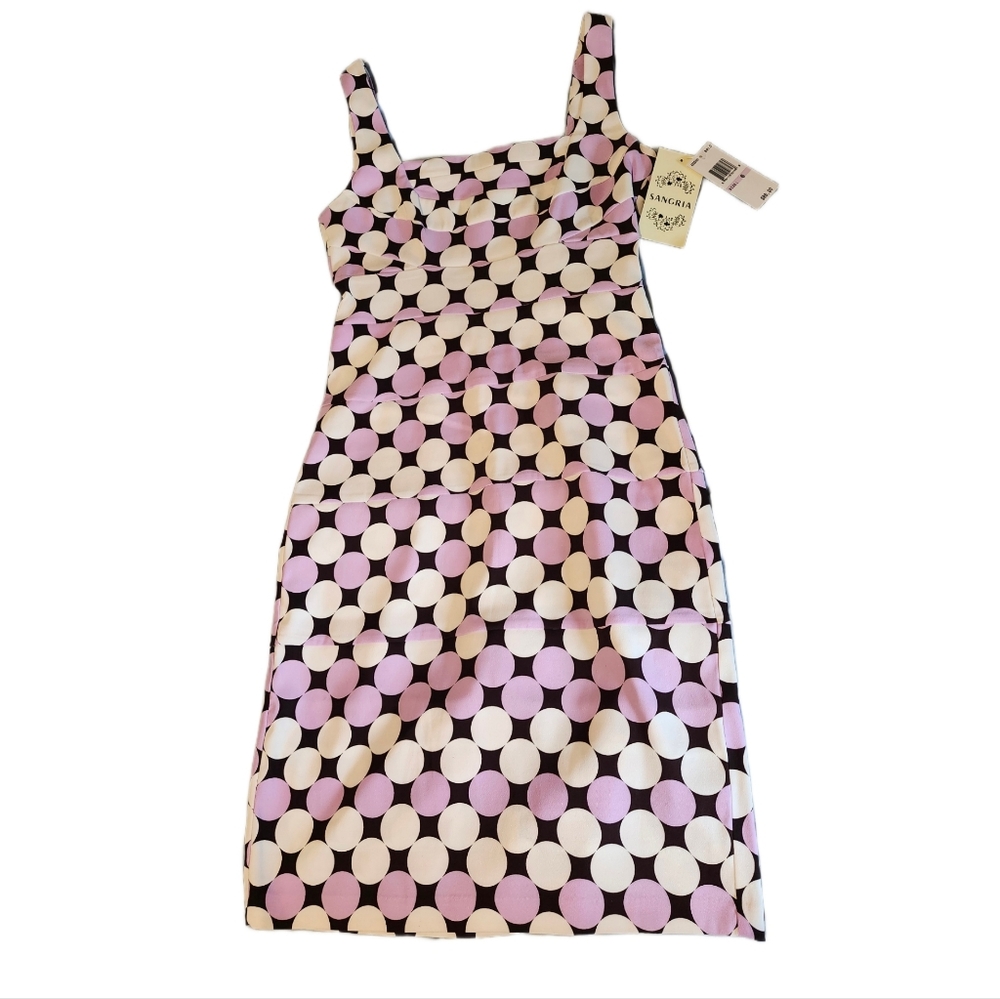 Sangria Mod Style Mini Dress NWT